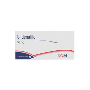 Sildenafil 50 mg 2 Tabletas Icom