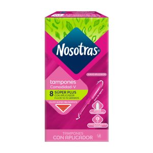 Tampones Nosotras Super Plus con Aplicador 8 Unidades