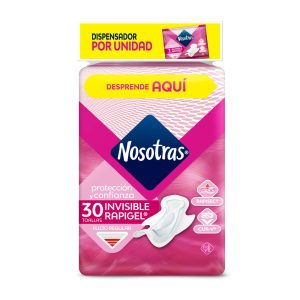 Toalla Nosotras Invisible Rapigel 30 Unidades