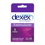 Preservativo Dexex Estimulante 3 Unidades Icom