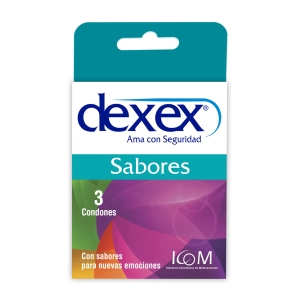Preservativo Dexex Sabores 3 Unidades Icom