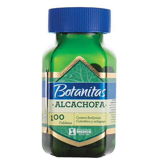 ALCACHOFA 500 mg 100 BOTANITAS - Farmacia Droguería Jorge