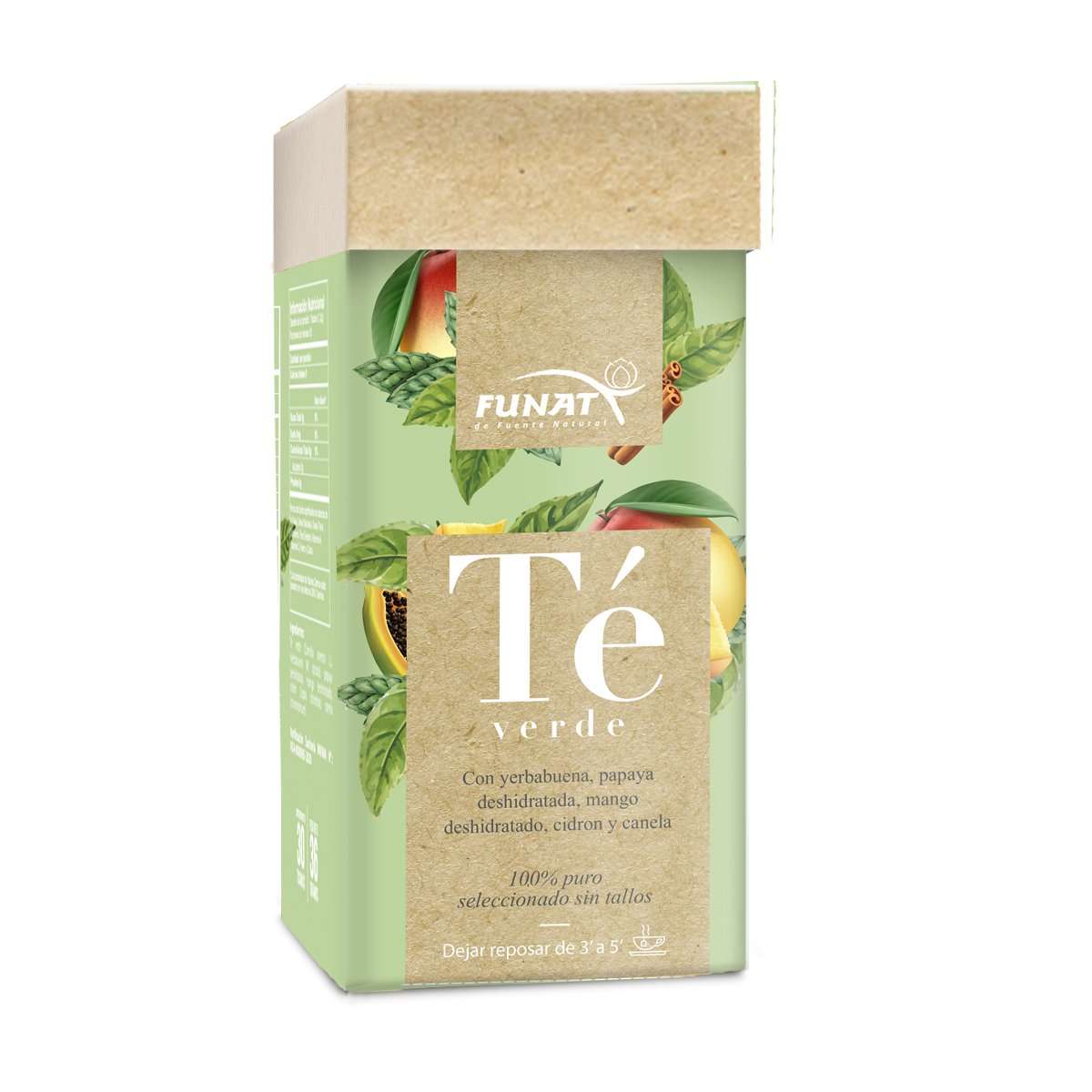 TE-VERDE FUNAT Te Verde 30 Tisanas Funat - Imagen 1