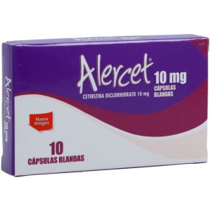 Alercet 10 mg 10 Cápsulas Blandas