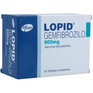 Lopid 900 mg 20 Tabletas