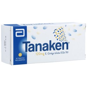 Tanaken 120 mg 30 Tabletas