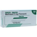 Tapazol 5 mg 100 Tabletas