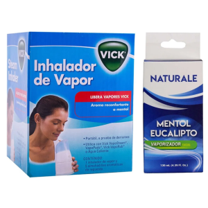 Vaporizador Vick + Naturale Mentol y Eucalipto 130 mL