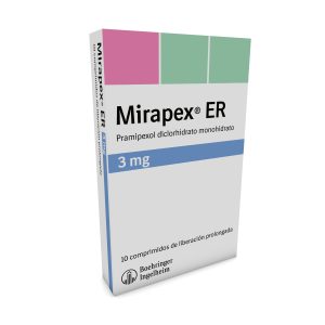 Mirapex Er 3 mg 10 Comprimidos