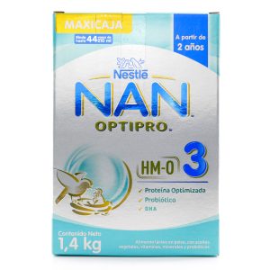 Leche Nan Optipro Hmo 3 Maxicaja 1.4 Kg