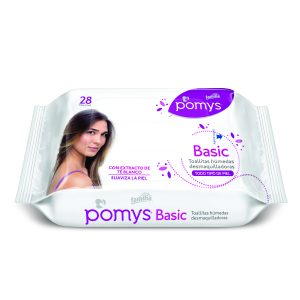 Toallitas Desmaquillantes Familia Pomys Basic 28 Unidades