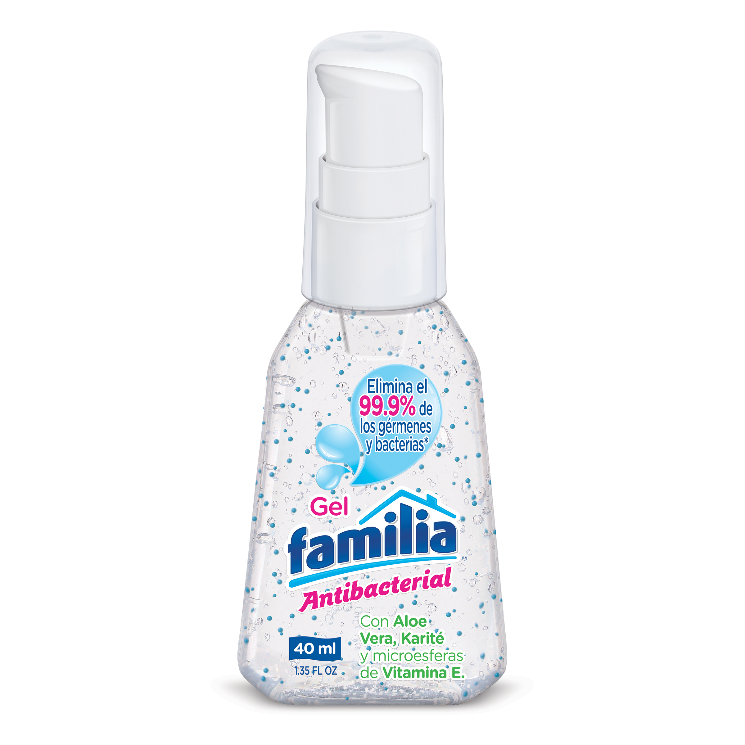 7702026310493-1 Gel Antibacterial Familia 40 mL - Imagen 1