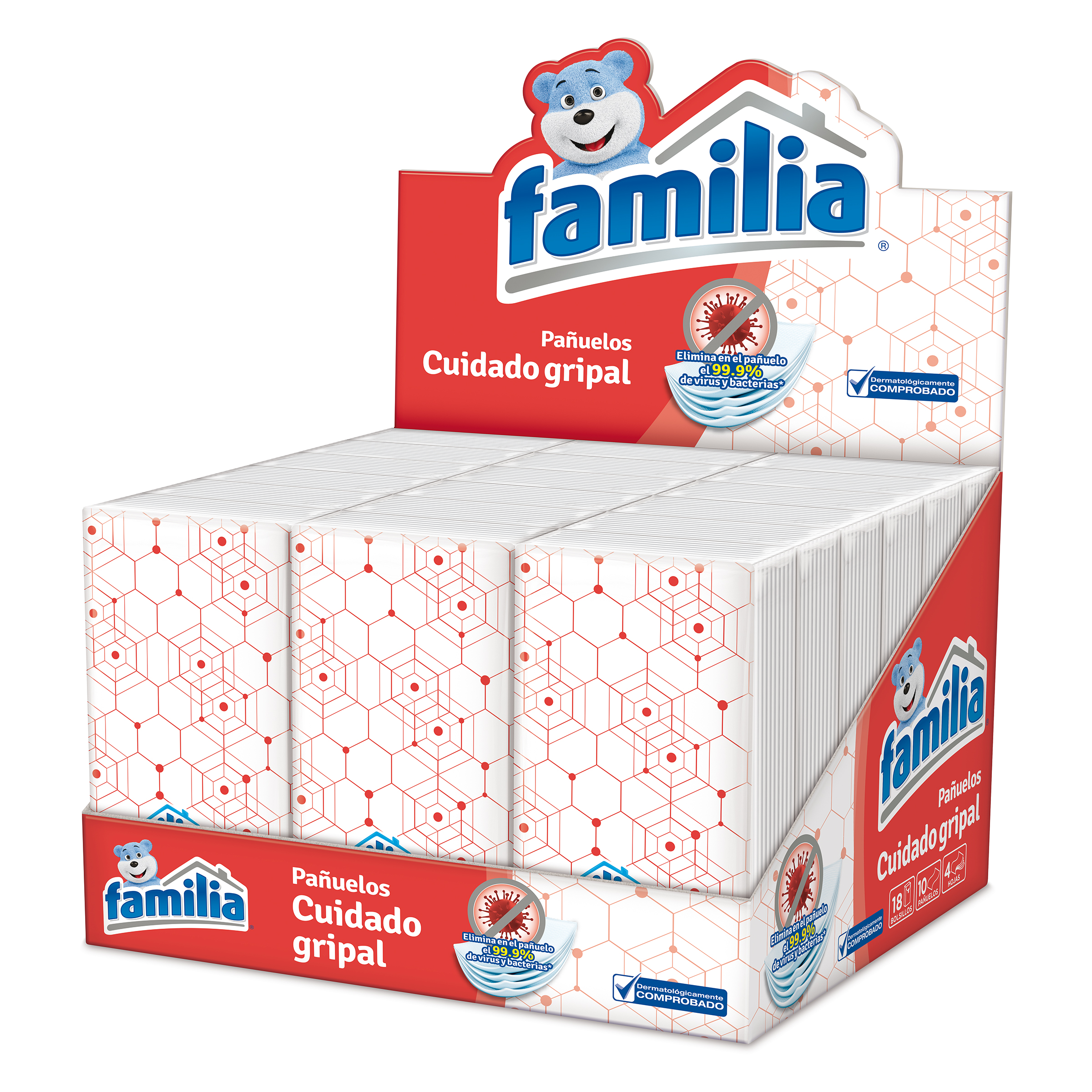 7702026321901-7 PAÑUELOS FAMILIA CUIDADO GRIPAL EMPAQUE INDIVIDUAL - Imagen 1