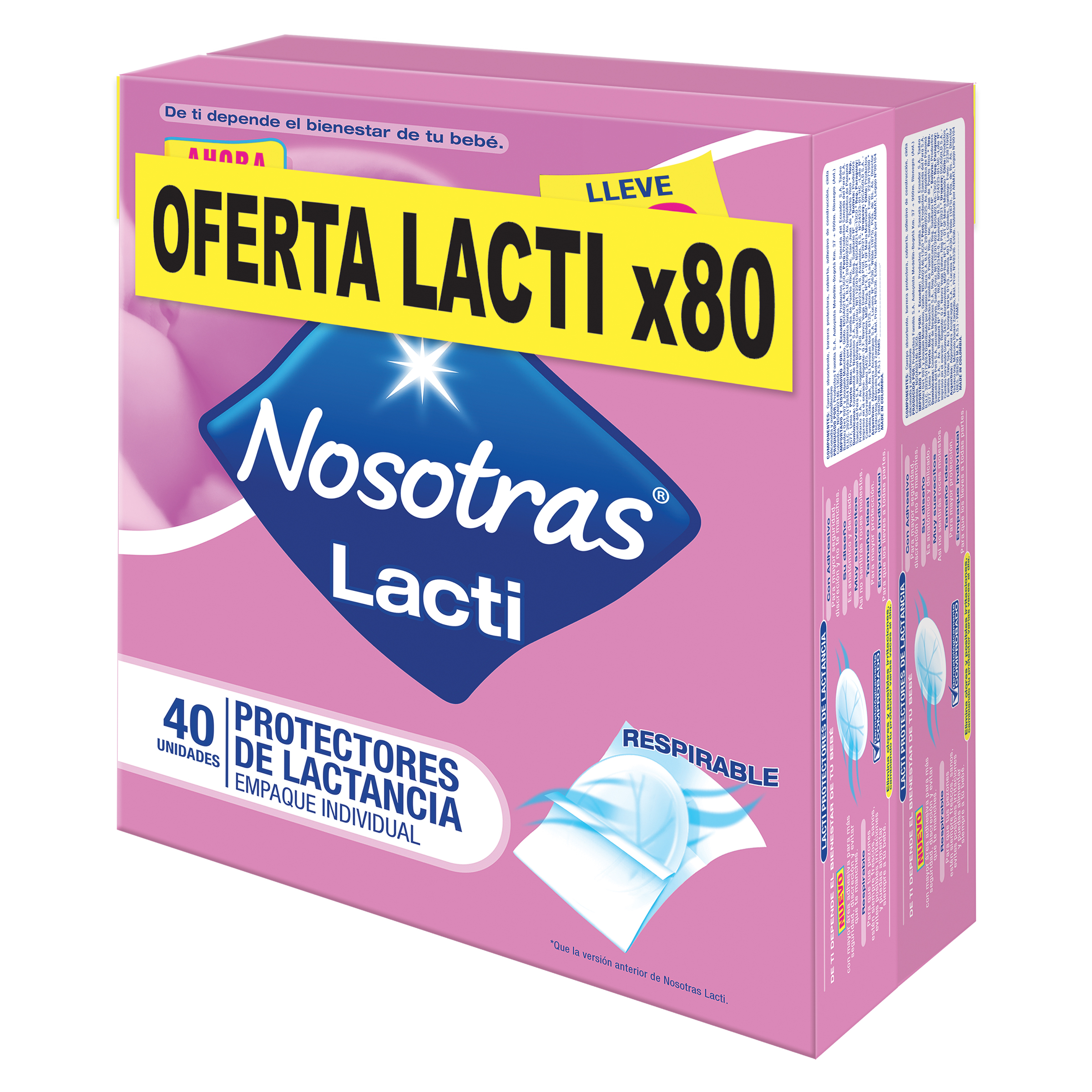 7702027440243-7 Protector Lactinosotras 80 Unidades Oferta - Imagen 1