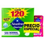 Protector Nosotras 120 Unidades + 30 Multiestilo