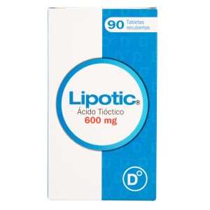 Lipotic 600 mg 90 Tabletas