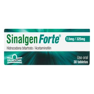 Sinalgen Forte 7.5/325 mg 30 Tabletas