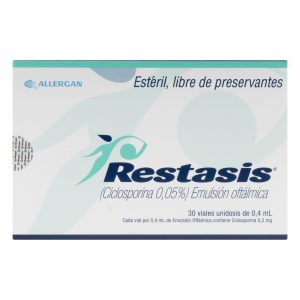 Restasis 0.05% 0.4 mL 30 Viales Unidosis