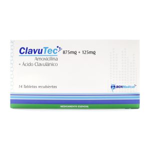 Clavutec 875/125 mg 14 Tabletas