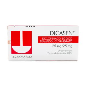 Dicasen 25 mg 30 Comprimidos