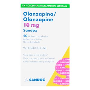 Olanzapina 10 mg 20 Tabletas