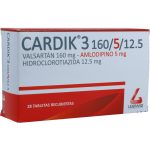 Cardik 3 160/5/12.5 mg 28 Tabletas