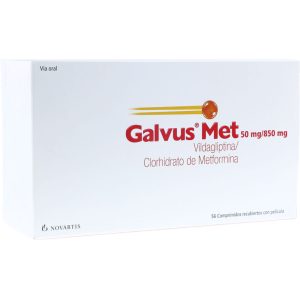Galvus Met 50 mg / 850 mg 56 Comprimidos
