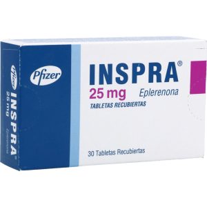 Inspra 25 mg 30 Tabletas