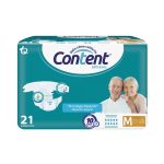 Pañal Content Ultrasec Talla M 21 Unidades