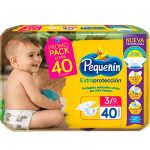 Pañal Pequeñin Extraproteccion Etapa 3 40 Unidades