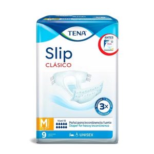 Pañal Tena Slip Clásico Talla M 9 Unidades