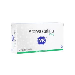 Atorvastatina 40 mg 30 Tabletas MK