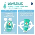 Crema Para Peinar JOHNSON'S Hidratación Intensa 200 mL - Imagen 3