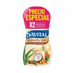 Champu Savital Multioleos y Sábila 550 mL + Acondicionador 530 mL