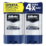 2 Desodorantes Gillette Clear Gel Proteccion Antibacterial 113 g - Imagen 2
