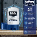 2 Desodorantes Gillette Clear Gel Proteccion Antibacterial 113 g - Imagen 3