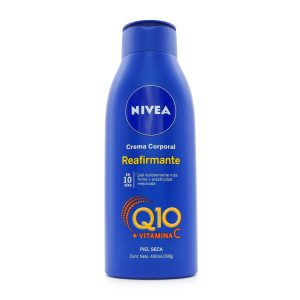 Crema Nivea Body Milk Q10 Reafirmante 400 mL