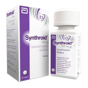 Synthroid 50 Mcg 90 Tabletas