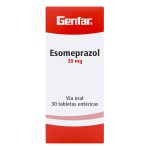 Esomeprazol 20 mg 30 Tabletas Genfar