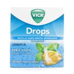 Vick Drops Pastillas Sabor A Mentol 5 Sobres