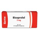 Bisoprolol 5 mg 30 Tabletas Recubiertas Genfar