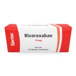 Rivaroxaban 10 mg 10 Tabletas Recubiertas Genfar