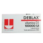 Deblax Vitamina D3 100000 Ui 1 Cápsula