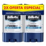 2 Desodorantes Gillette Gel Cool Wave 82 g - Imagen 2