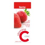Vitamina C 500 + Zinc Sabor a Fresa 100 Tabletas Genfar