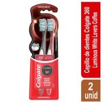 Cepillo Colgate Luminous White Lovers Cafe X 2 Unidades