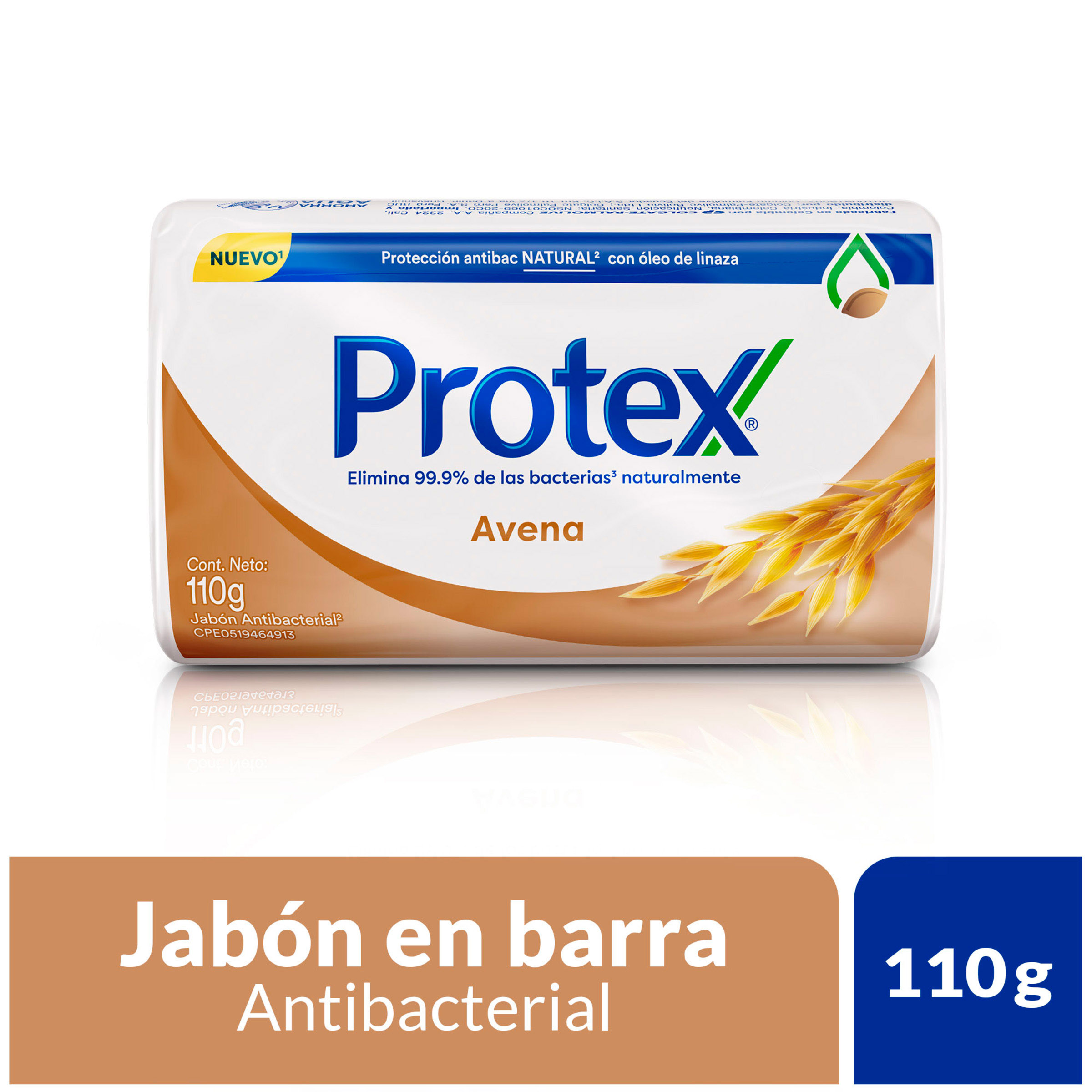 200043114_10 Jabón Protex Avena 110 g - Imagen 1