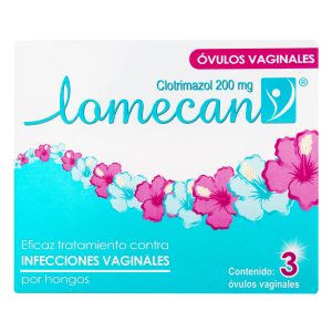 Lomecan Clotrimazol 200 mg 3 Ovulos Vaginales