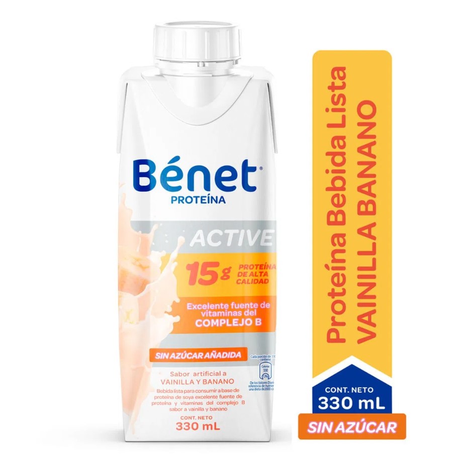 BENET BEBIDA DE VAINILLA Y BANANO 330 mL Benet Bebida de Vainilla y Banano 330 mL - Imagen 1