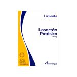 Losartan 50 mg 300 Tabletas La Sante
